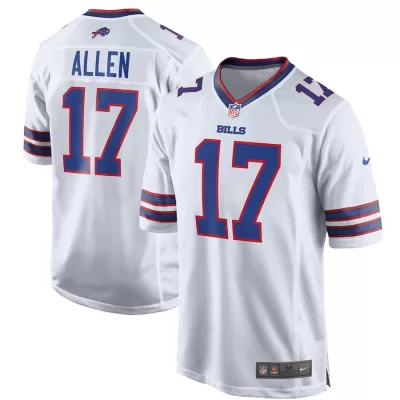 Men Buffalo Bills Josh Allen #17 Nike White Game Jersey - jerzelite