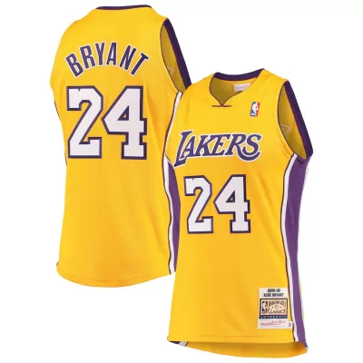 Men's Los Angeles Lakers Kobe Bryant #24 Mitchell & Ness Gold 2008/09 Swingman NBA Jersey - jerzelite