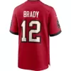 Men Tampa Bay Buccaneers Tom Brady #12 Nike Red Game Jersey - jerzelite