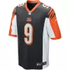 Men Cincinnati Bengals Burrow #9 Nike Black Game Jersey 2020 - jerzelite