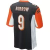 Men Cincinnati Bengals Burrow #9 Nike Black Game Jersey 2020 - jerzelite