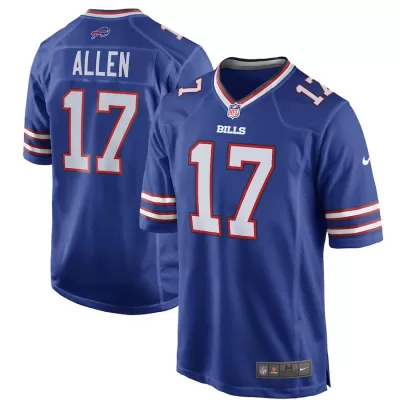 Men Buffalo Bills Josh Allen #17 Nike Royal Game Jersey - jerzelite