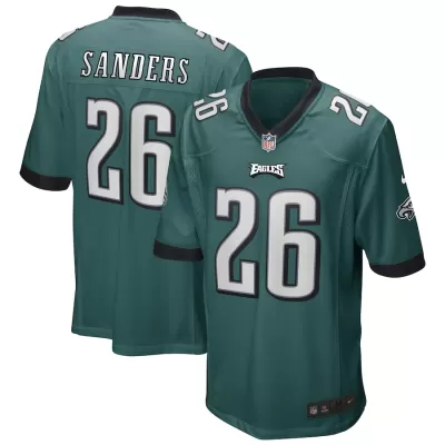 Men Philadelphia Eagles Miles Sanders #26 Nike Green Game Jersey - jerzelite