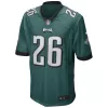 Men Philadelphia Eagles Miles Sanders #26 Nike Green Game Jersey - jerzelite