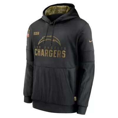 Men Los Angeles Chargers Nike Black NFL Hoodie 2020 - jerzelite