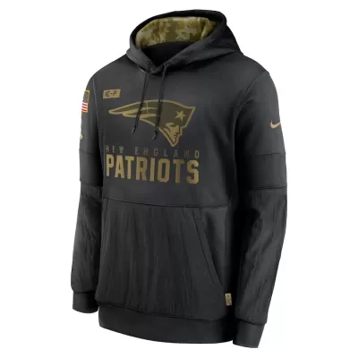 Men New England Patriots Nike Black NFL Hoodie 2020 - jerzelite