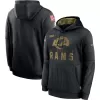 Men Los Angeles Rams Nike Black NFL Hoodie 2020 - jerzelite