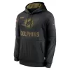 Men Miami Dolphins Nike Black NFL Hoodie 2020 - jerzelite