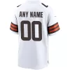 Men Cleveland Browns Nike White Vapor Limited Jersey - jerzelite