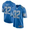 Men Detroit Lions Swift #32 Nike Blue Game Jersey - jerzelite