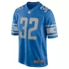 Men Detroit Lions Swift #32 Nike Blue Game Jersey - jerzelite