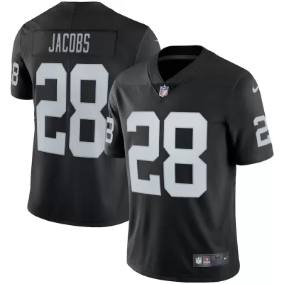 Men Las Vegas Raiders Josh Jacobs #28 Nike Black Vapor Limited Jersey - jerzelite