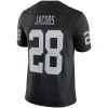 Men Las Vegas Raiders Josh Jacobs #28 Nike Black Vapor Limited Jersey - jerzelite