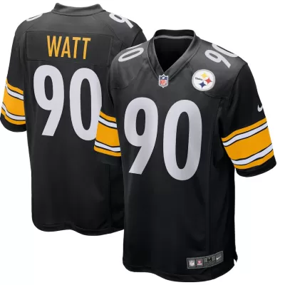 Men Pittsburgh Steelers T.J. Watt #90 Nike Black Game Jersey - jerzelite