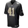 Men New Orleans Saints Kamara #41 Nike Black Game Jersey - jerzelite