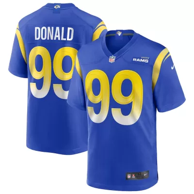 Men Los Angeles Rams Donald #99 Nike Royal Game Jersey - jerzelite