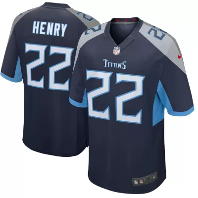 Men Tennessee Titans Henry #22 Nike Navy Game Jersey - jerzelite