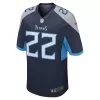 Men Tennessee Titans Henry #22 Nike Navy Game Jersey - jerzelite