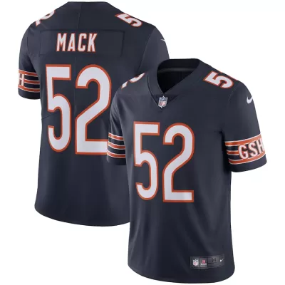 Chicago Bears Khalil Mack #52 Nike Navy Vapor Limited Jersey - jerzelite