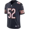 Chicago Bears Khalil Mack #52 Nike Navy Vapor Limited Jersey - jerzelite