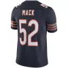 Chicago Bears Khalil Mack #52 Nike Navy Vapor Limited Jersey - jerzelite