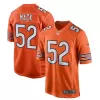 Chicago Bears Khalil Mack #52 Nike Orange Vapor Limited Jersey - jerzelite