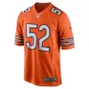 Chicago Bears Khalil Mack #52 Nike Orange Vapor Limited Jersey - jerzelite