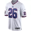 Men New York Giants Barkley #26 Nike White Game Jersey - jerzelite