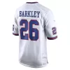 Men New York Giants Barkley #26 Nike White Game Jersey - jerzelite