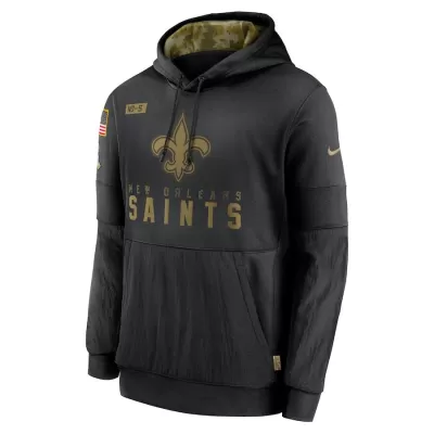 Men New Orleans Saints Nike Black NFL Hoodie 2020 - jerzelite