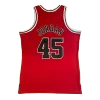 Men's Jordan #45 Mitchell & Ness Red 1994/95 Swingman NBA Jersey - jerzelite