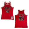 Men's Jordan #45 Mitchell & Ness Red 1994/95 Swingman NBA Jersey - jerzelite