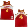 Men's Atlanta Hawks Webb #4 Mitchell & Ness Red 1986/87 Swingman NBA Jersey - jerzelite