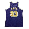 BAPE x Mitchell & Ness Lakers ABC Purple Basketball Swingman Jersey - jerzelite