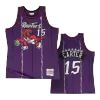 Men's Toronto Raptors Carter #15 Mitchell & Ness Purple 1998/99 Swingman NBA Jersey - jerzelite