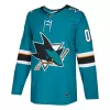 Men San Jose Sharks Adidas Custom NHL Jersey - jerzelite