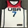 Men's USA Basketball Kevin Durant #7 Nike White 2021 Tokyo Olympics Jersey - jerzelite