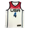 Men's USA Basketball Bradley Beal #4 Nike White 2021 Tokyo Olympics Jersey - jerzelite