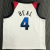 Men's USA Basketball Bradley Beal #4 Nike White 2021 Tokyo Olympics Jersey - jerzelite