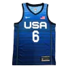 Men's USA Basketball Damian Lillard #6 Nike Navy 2021 Tokyo Olympics Jersey - jerzelite