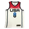 Men's USA Basketball Khris Middleton #8 Nike White 2021 Tokyo Olympics Jersey - jerzelite