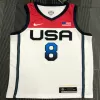 Men's USA Basketball Khris Middleton #8 Nike White 2021 Tokyo Olympics Jersey - jerzelite