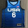 Men's USA Basketball Damian Lillard #6 Nike Navy 2021 Tokyo Olympics Jersey - jerzelite