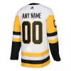 Men Pittsburgh Penguins Adidas Custom NHL Jersey - jerzelite