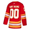 Men Calgary Flames Adidas Custom NHL Jersey - jerzelite