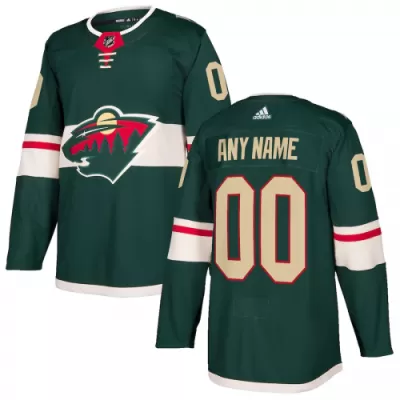 Men Minnesota Wild Adidas Custom NHL Jersey - jerzelite