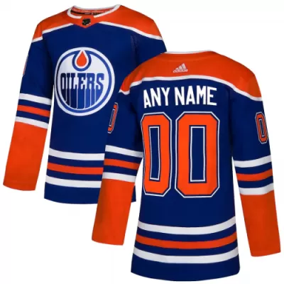 Men Edmonton Oilers Adidas Custom NHL Jersey - jerzelite