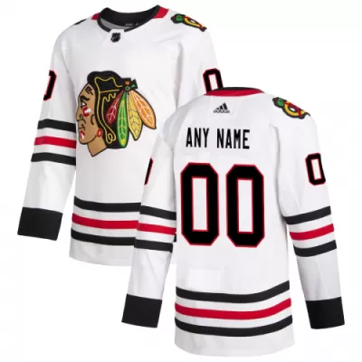 Men Chicago Blackhawks Adidas Custom NHL Jersey - jerzelite