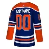 Men Edmonton Oilers Adidas Custom NHL Jersey - jerzelite