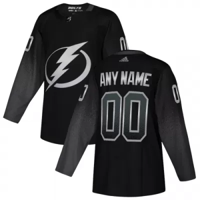 Men Tampa Bay Lightning Adidas Custom NHL Jersey - jerzelite